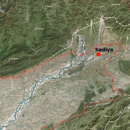 map of sadiya