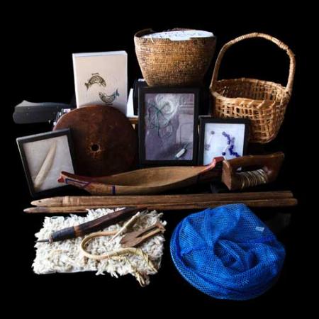 contents of Native Peoples of Puget Sound Burke Box