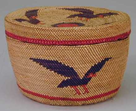 Example of Makah basketry