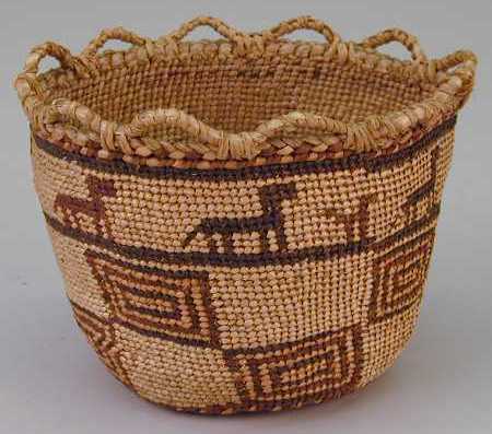 Example of Twana basketry