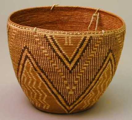 Example of Salish basketry