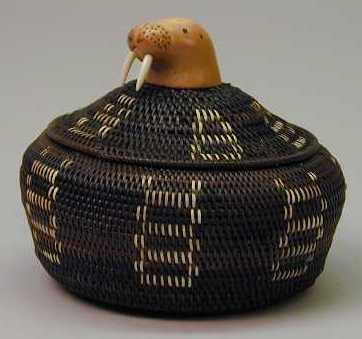 Example of Inupiaq basketry