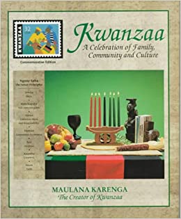 Dr. Maulana Karegna's book cover "Kwanza: a Celebration of Family, Community and Culture"