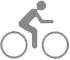 An illustration of a bike