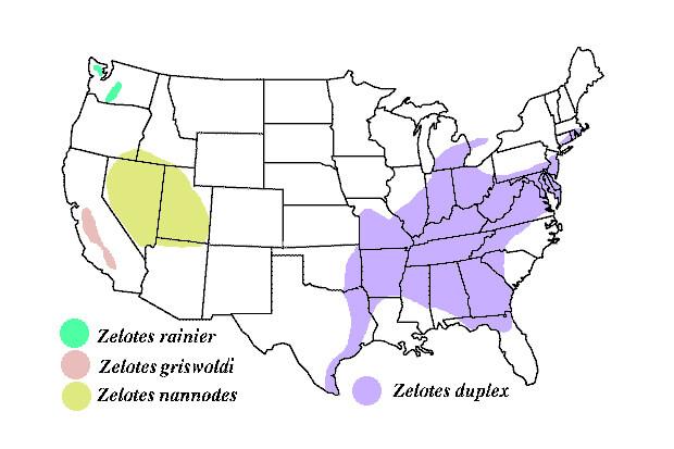 map of the u.s. with fragmented areas highlighted