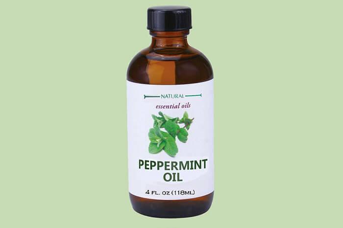 peppermint oil container