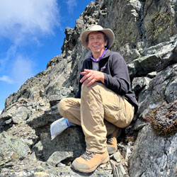 david giblin in the field