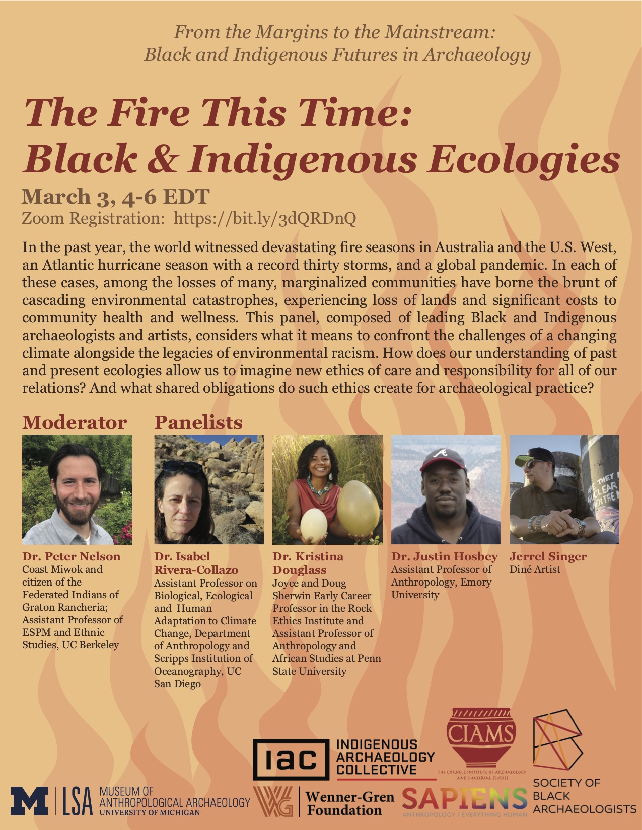 flyer for the fire this time: black & indigenous ecologies