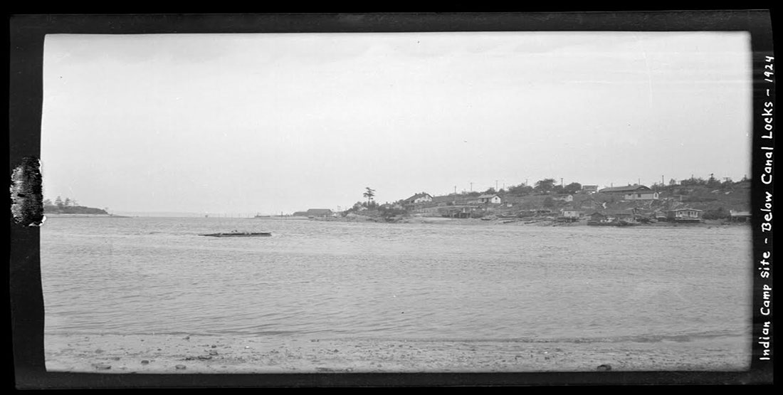 Historic photograph of Salmon Bay and Shilshole