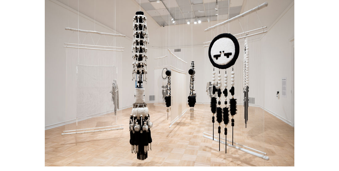 Eric-Paul Riege: ojo|-|ólǫ́ [Installation view, Henry Art Gallery, University of Washington, Seattle. 2026].