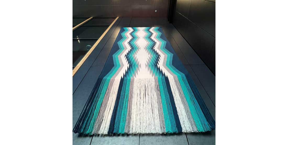 detail of weaving by Danielle Morsette