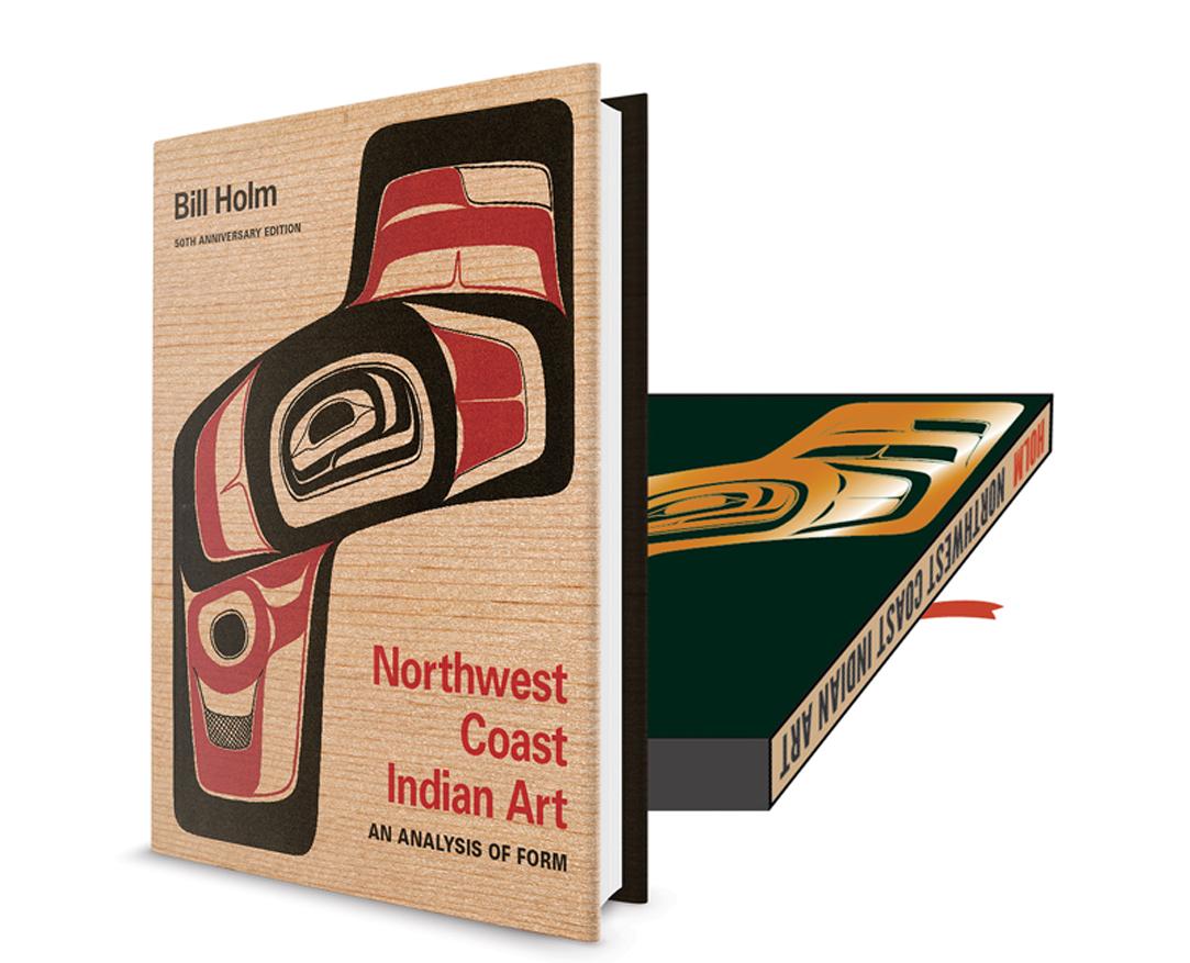 3d book cover reading "northwest coast indian art"