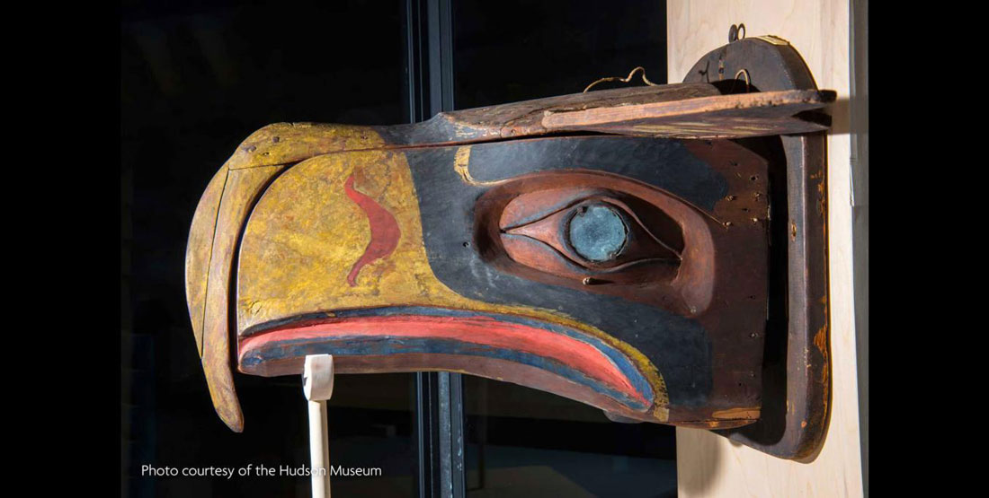 The mask that likely inspired the Seahawks logo in its closed position