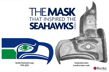 The mask that inspired the Seahawks logo