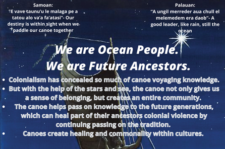 We Are Ocean People. We Are Future Ancestors. thumbnail of a poster called we are ocean people