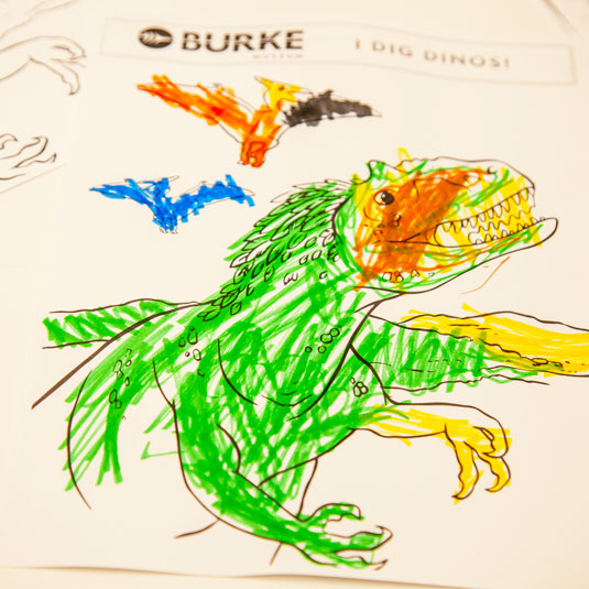 dinosaur color sheet