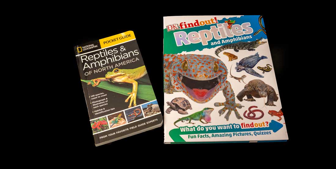 books included in the amphibians & reptiles Burke Box