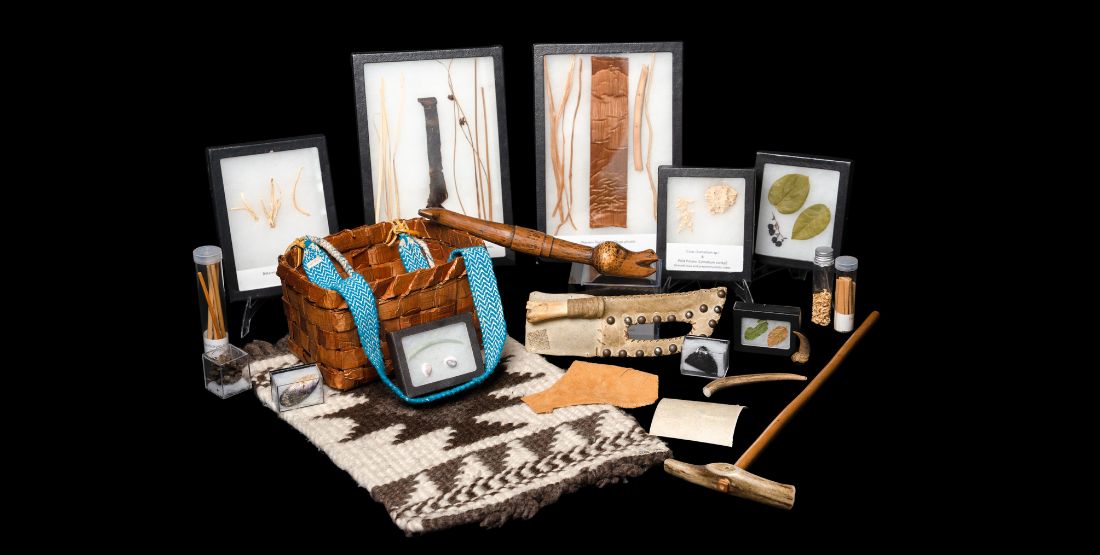contents of native peoples & the environment of Washington Burke Box