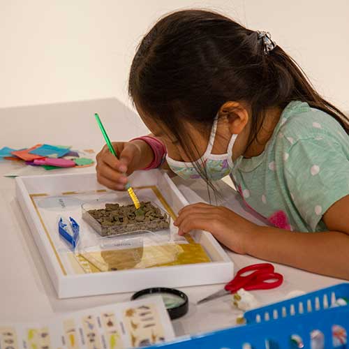 a burke camper participates in the burke camps