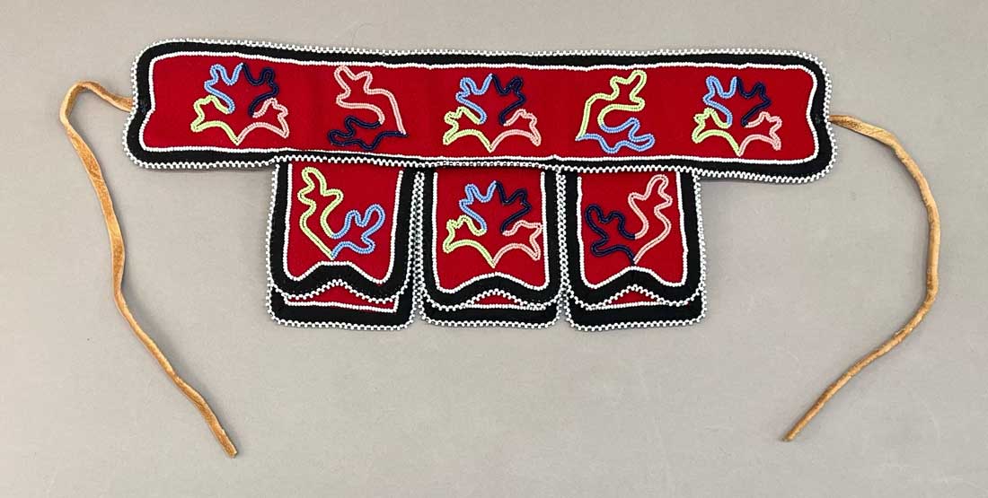 Symbolic Repatriation Beaded Neck Shield