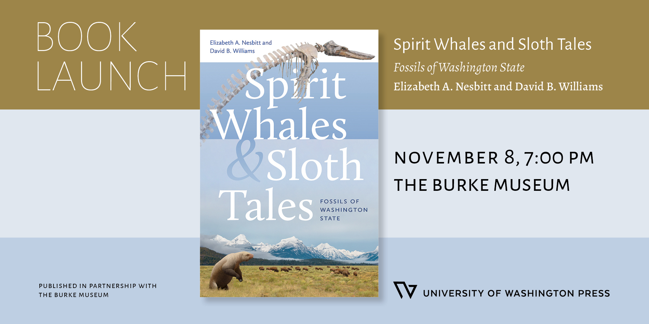 spirit whales & sloth tales: fossils of washington state
