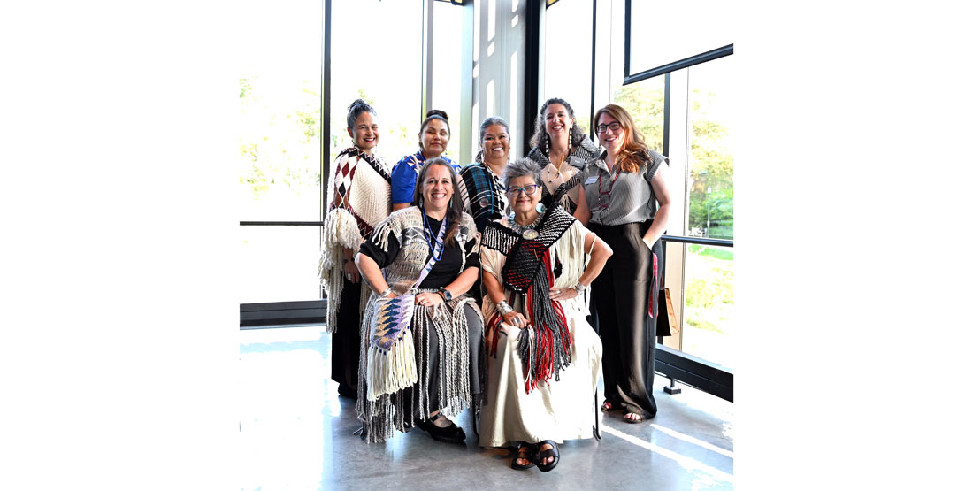 co-curators of woven in wool