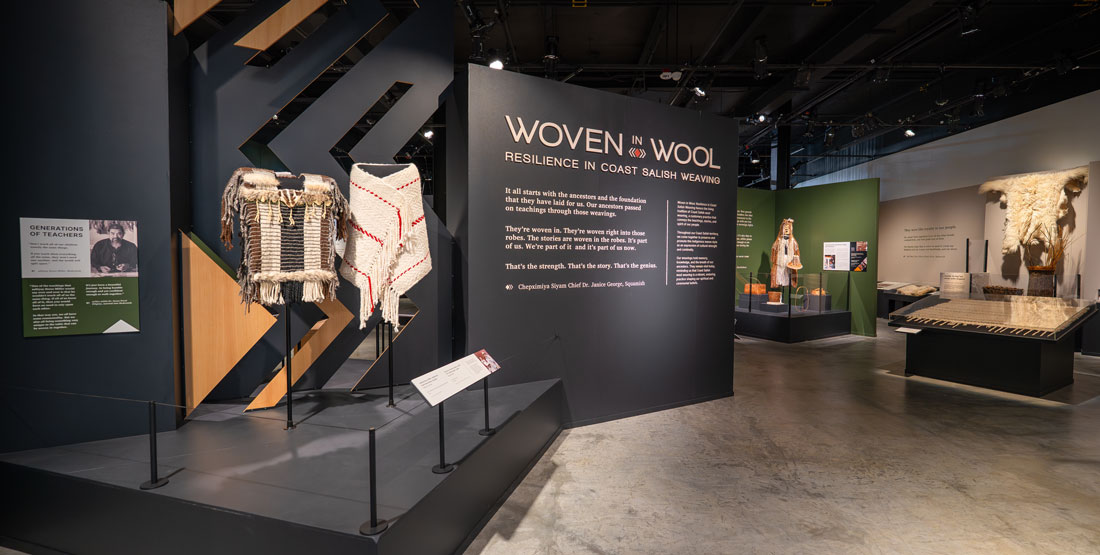 woven in wool entrance