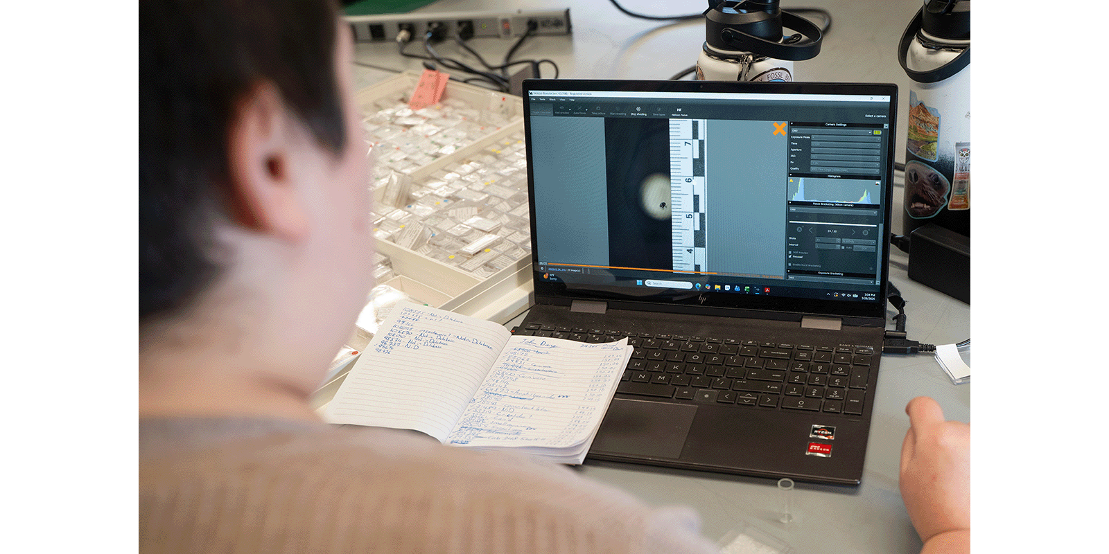 Deanna uses _(technology)__ to uncover ___ 