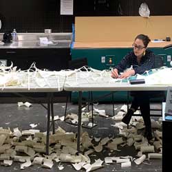 lauren iida in the artist studio