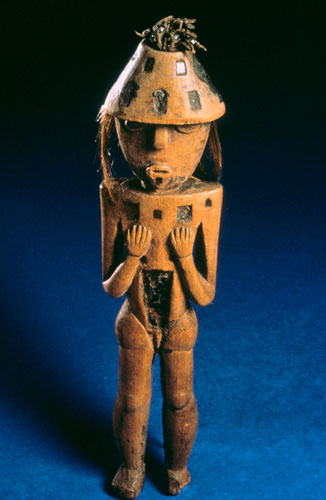 A Bainbridge Island wooden figure from 1792