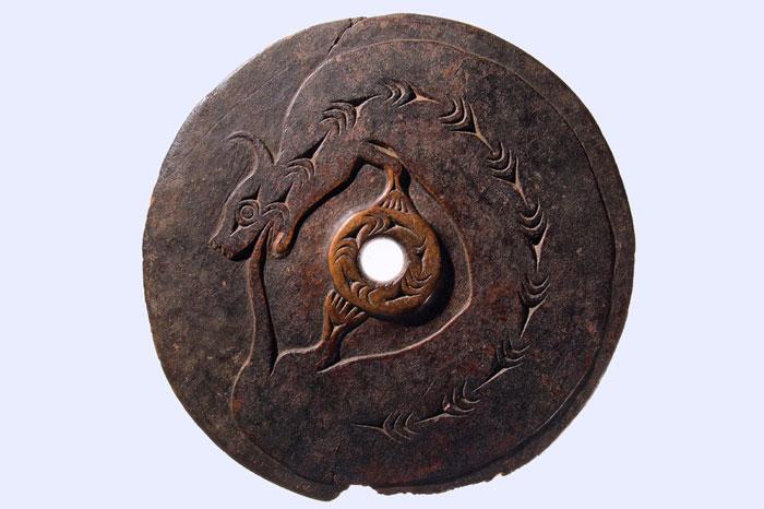 A 19th century spindle whorl