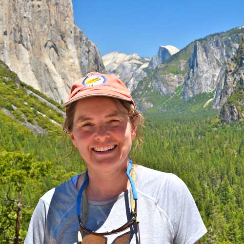 Sharon Birks in Yosemite