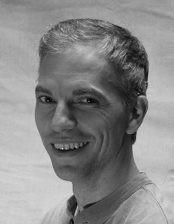 black and white portrait of Michael holland