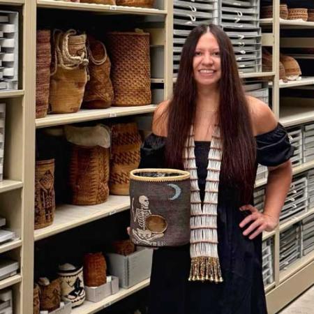 annette pierre in the arts & cultures collections storage