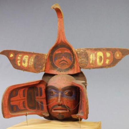 The mask that likely inspired the Seahawks logo in its open position