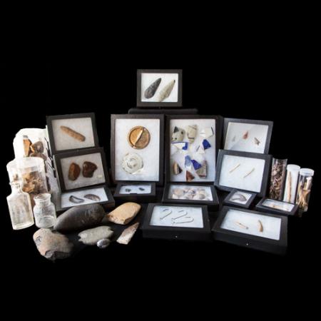 contents of the archaeology Burke Box