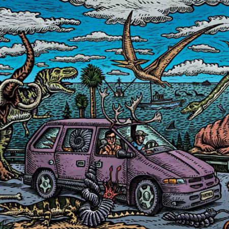 Cruisin' the Eternal Coastline II, 2016, Ray Troll