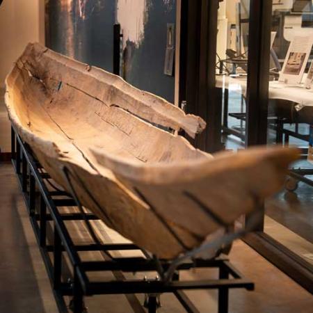 recent gallery installation of Coast Salish s.dəxʷìł (hunting canoe). Museum admission is FREE for ALL from 11 a.m. to 3 p.m. 