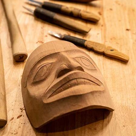 carving in progress by james johnson