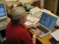 Photo: Curator Robin Wright