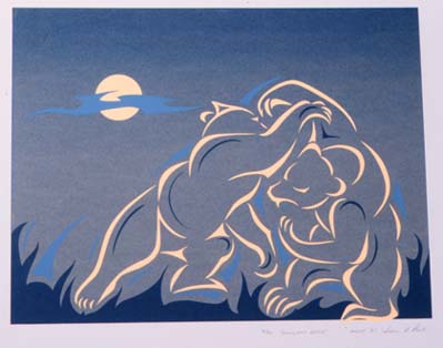 Moonlight Battle, 
Susan A. Point, 1987