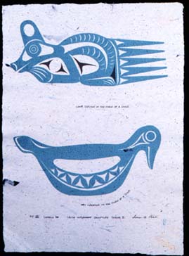 Salish Implement Sculpture Series I,  
Susan A. Point, 1988