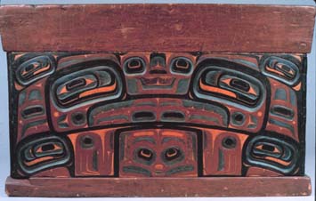 Tlingit Bent-corner Chest, c. 1875