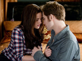 Bella seducing Edward